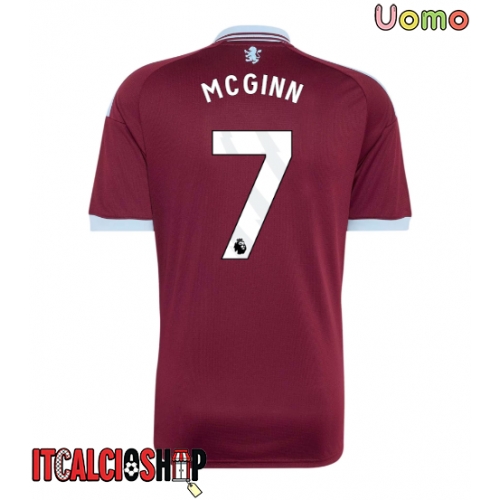 Aston Villa John McGinn #7 Prima Maglia 2026-27 Manica Corta